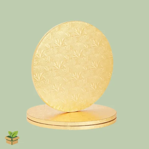 5 Inch Gold Embossed Cake Drum Board | Heavy Duty