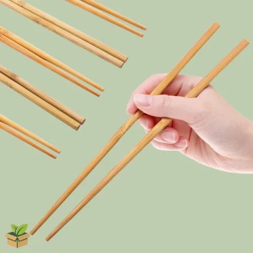 Bamboo Chopsticks – Smooth Grip & Tapered Tips