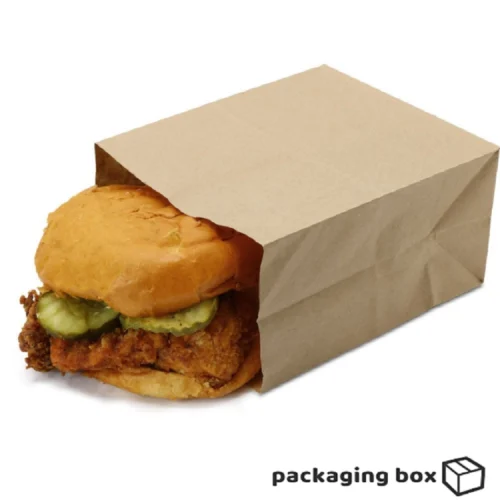 Kraft Paper Burger Bag