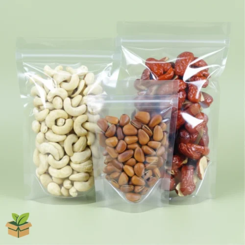 Clear Zipper Stand‑Up Pouch Bags (Local Production)