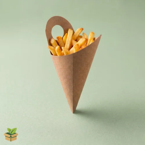 Kraft Fries Paper Cones – Eco Packaging
