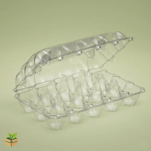Krystalite Transparent 15 Egg Tray - Clear Plastic Storage Container