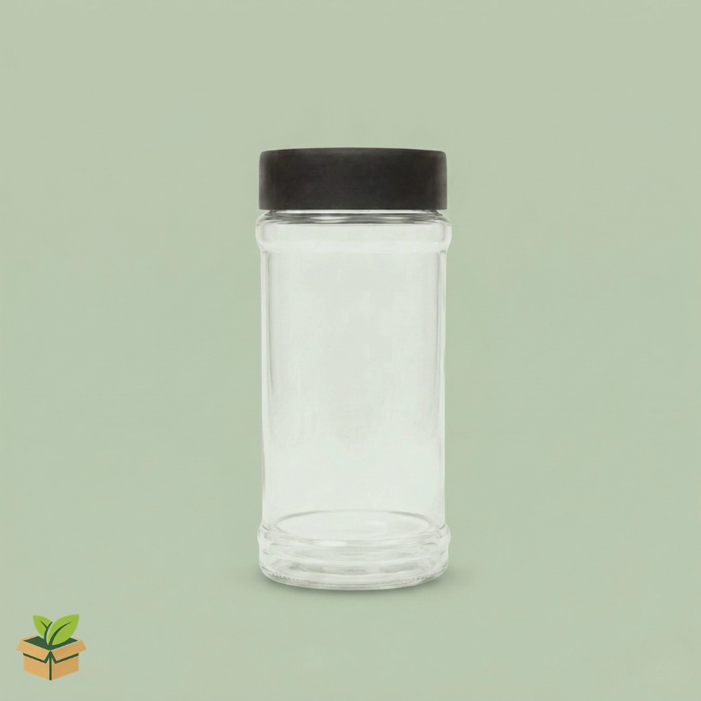 Round Plastic Jar 750ml with Screw Lid โ Eco Packaging