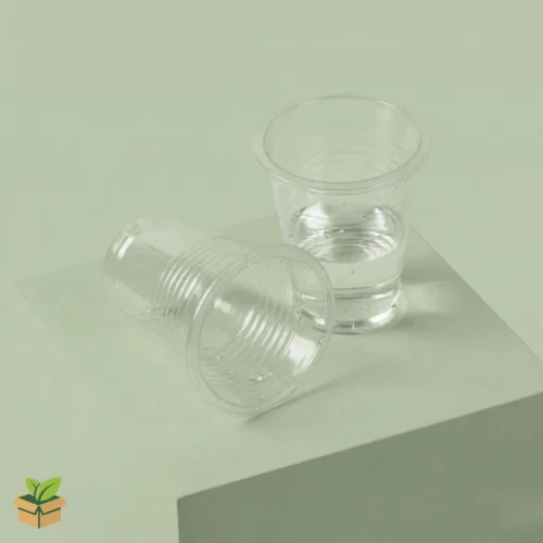 Zam Zam Glass Disposable Clear Plastic Water Cups - Premium Quality