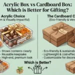 Acrylic gift boxes with chocolates and dry fruits – premium transparent packaging