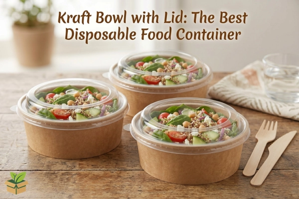 Kraft Bowl with Lid: The Best Disposable Food Container for Modern Food Businesses