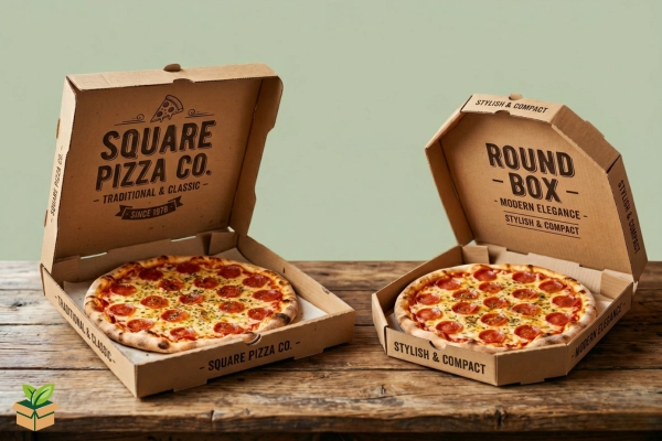 Square Pizza Box vs Round Pizza Box: Which One is Actually Better for Your Pizza Business?