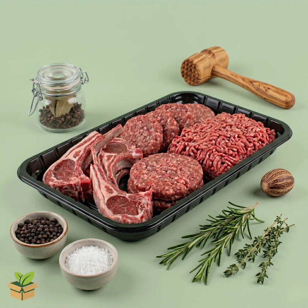 Meat Tray — Food-Grade Disposable Packaging Tray — EcoPackaging.pk