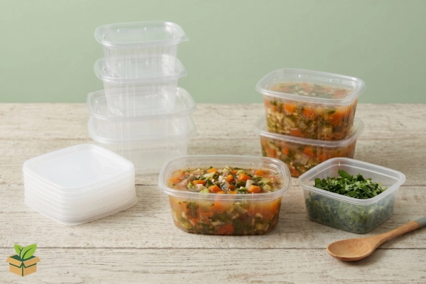 Clear Deli Containers for Meal Prep and Food Storage | Eco Packaging