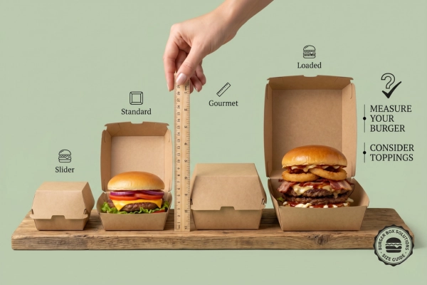 Burger Box Size Guide: Slider, Standard, Gourmet & Loaded | Eco Packaging