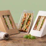 Sandwich Box for Delivery – Kraft, White & Transparent Window Options