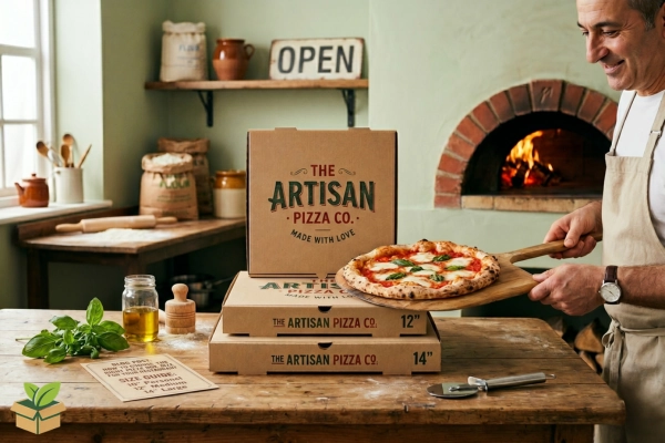 Pizza Box Size Guide for Restaurants — 12 & 14 Inch Kraft Boxes