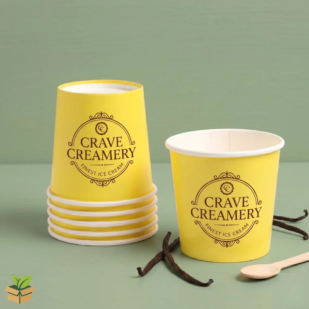 Ice Cream Cups โ Custom Branded & Eco-Friendly โ EcoPackaging.pk