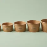 Round Kraft Bowl Sizes 250ml to 1300ml – Food Grade Disposable Paper Bowls Pakistan