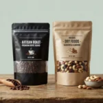 Foil Standup Pouch for Coffee and Dry Foods – Artisan Roast & Organic Cashews Almonds Packaging