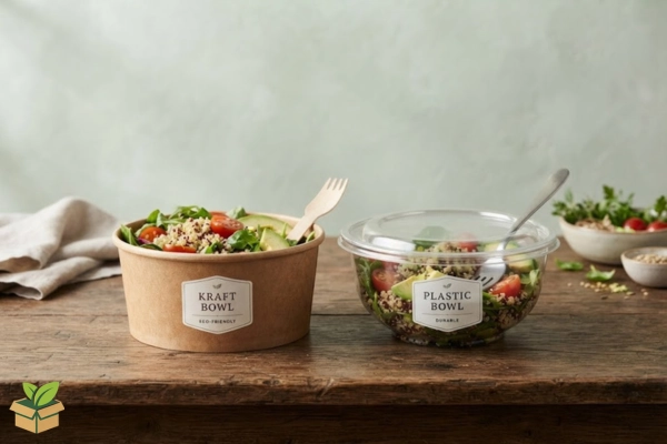 Kraft Bowl vs Plastic Bowl: Which One Truly Wins for Your Food Business?