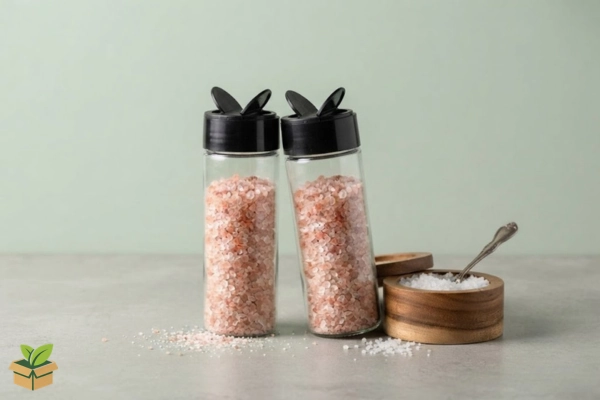 Salt Bottle for Restaurants – Glass Shaker with Butterfly Cap