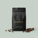 Black Coffee Bag Packaging – Specialty Blend Whole Bean Coffee