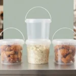 Clear Food Container Buckets with Lid for Catering – Eco Packaging