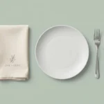 Custom Napkins for Restaurants – Branded Table Setting Example